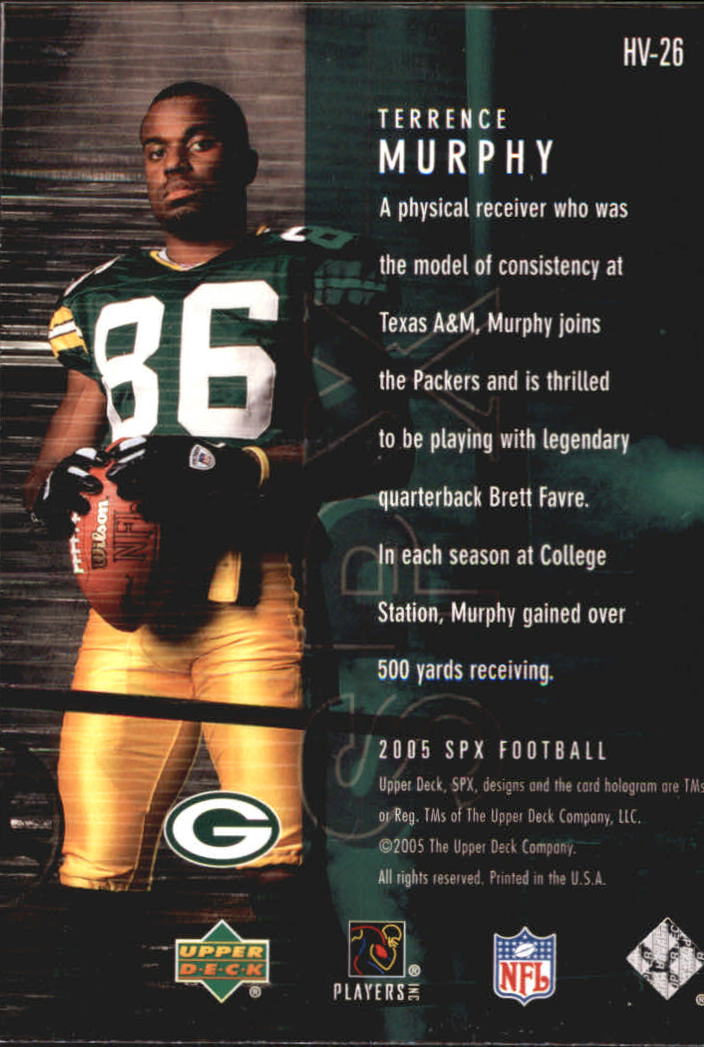 2005 SPx (Upper Deck) Football "Holoview" Insert Cards - Picture 53 of 59
