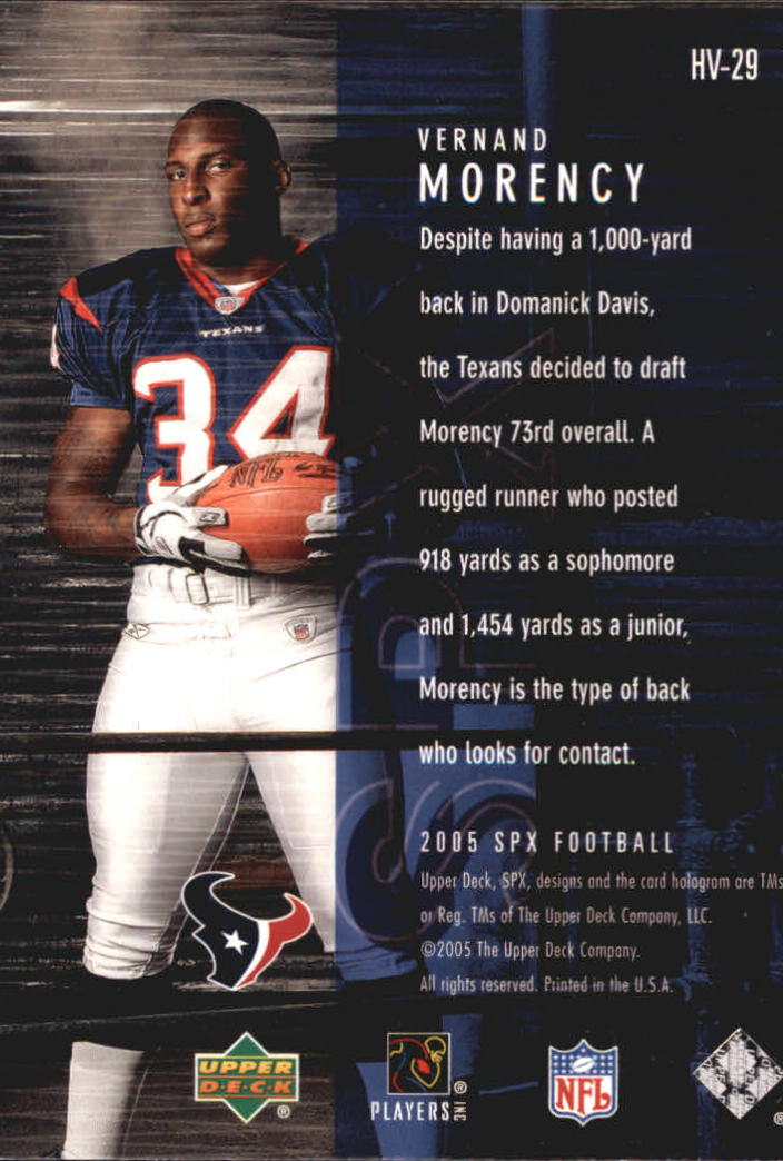 2005 SPx (Upper Deck) Football "Holoview" Insert Cards - Picture 59 of 59