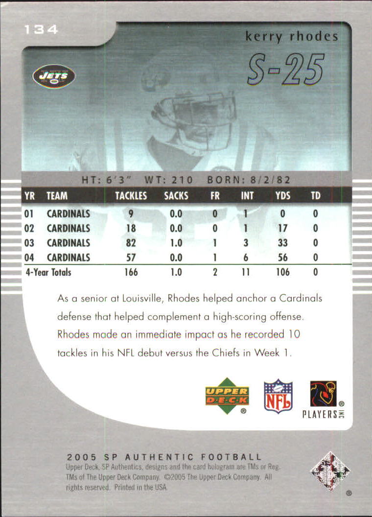 Sports Card Back