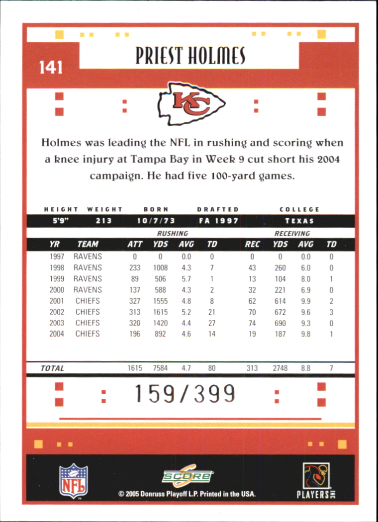 Sports Card Back