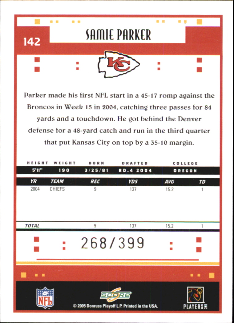 Sports Card Back