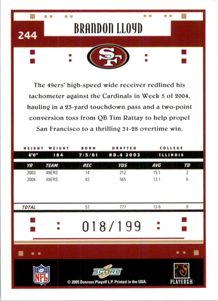 Sports Card Back