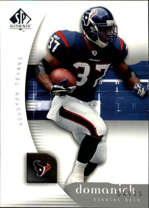 2005 SP Authentic (Upper Deck) Football "Main Set" Cards #1 to #255 - Picture 70 of 217