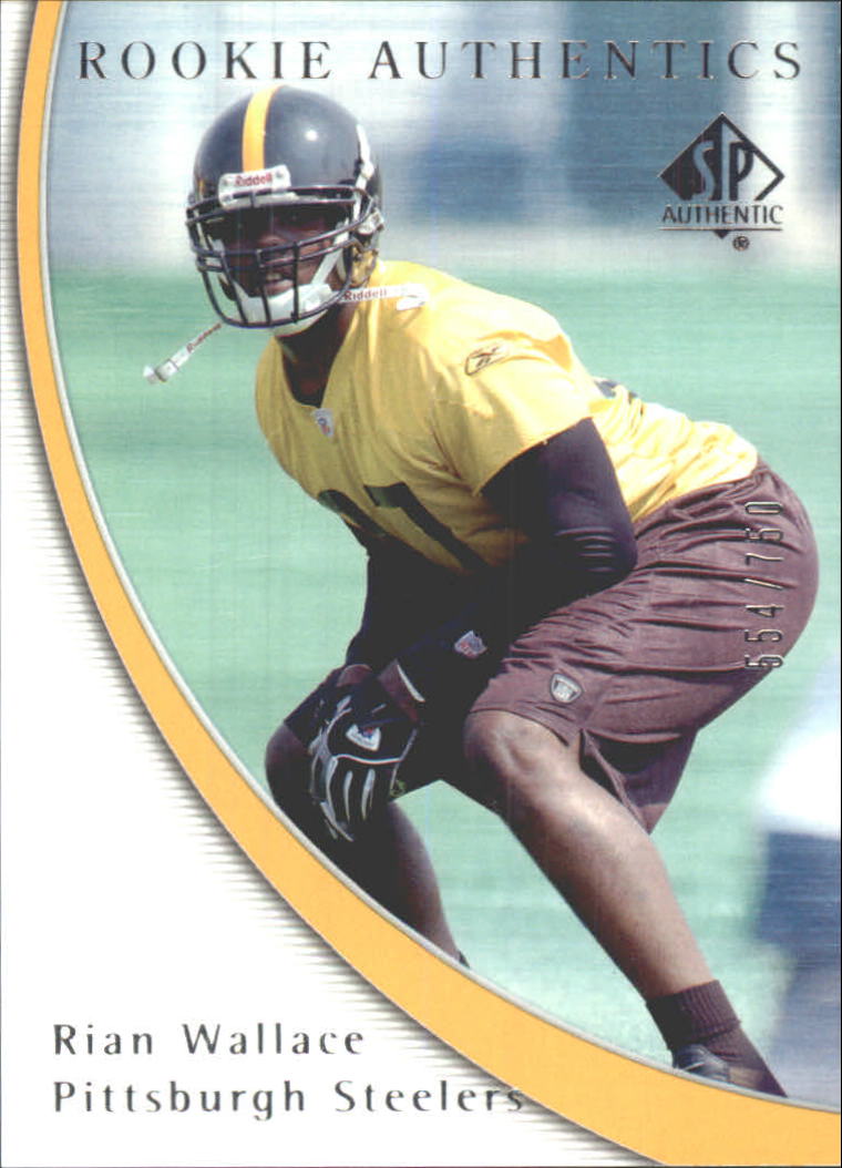 2005 SP Authentic #177 Rian Wallace RC