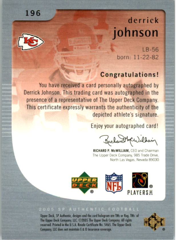 Sports Card Back