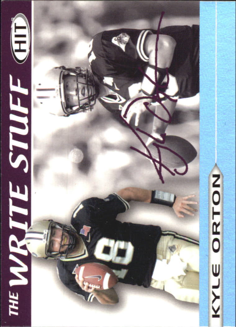 2005 Sage HIT Football "Insert" Cards - Picture 109 of 112