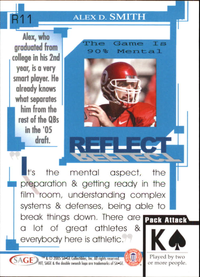 2005 Sage HIT Football "Insert" Cards - Picture 18 of 112