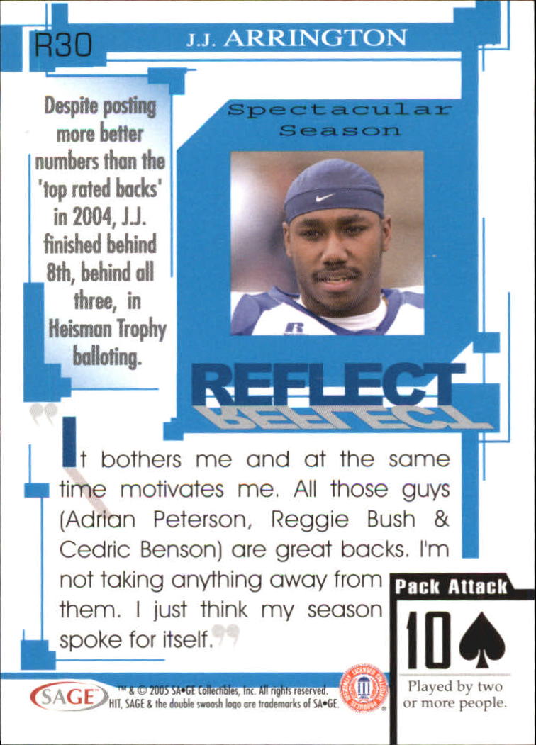 2005 Sage HIT Football "Insert" Cards - Picture 46 of 112