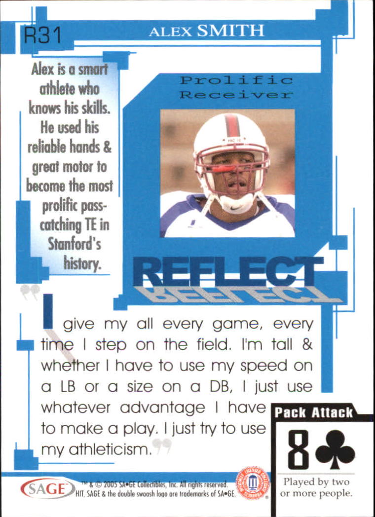 2005 Sage HIT Football "Insert" Cards - Picture 86 of 112