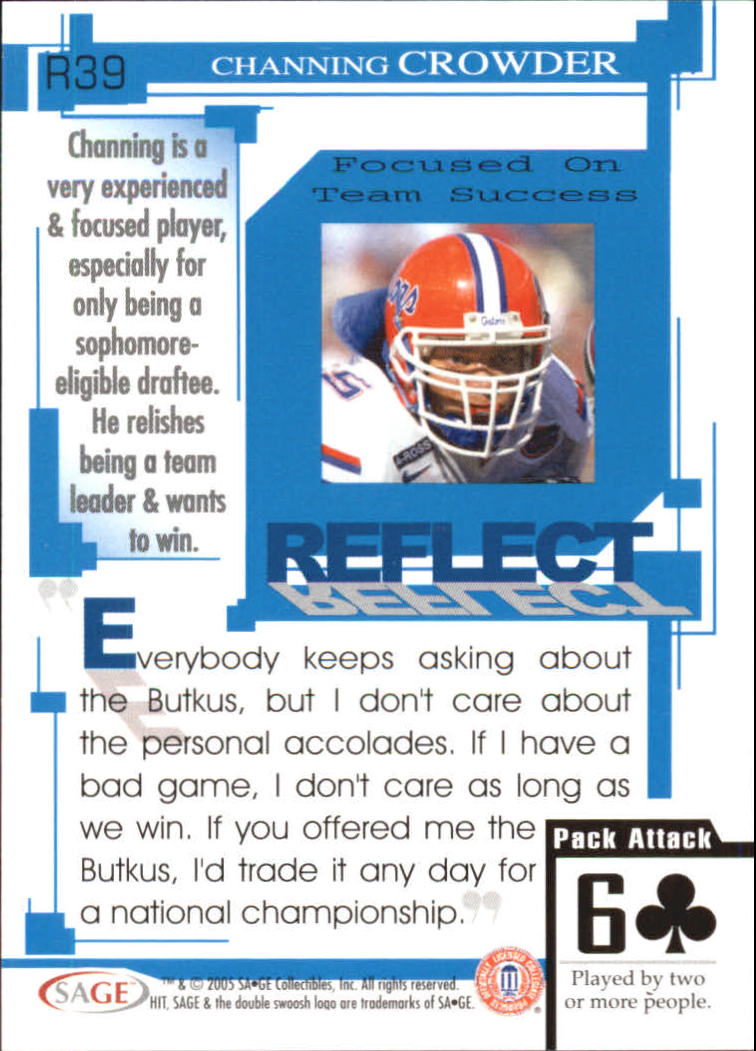 2005 Sage HIT Football "Insert" Cards - Picture 94 of 112