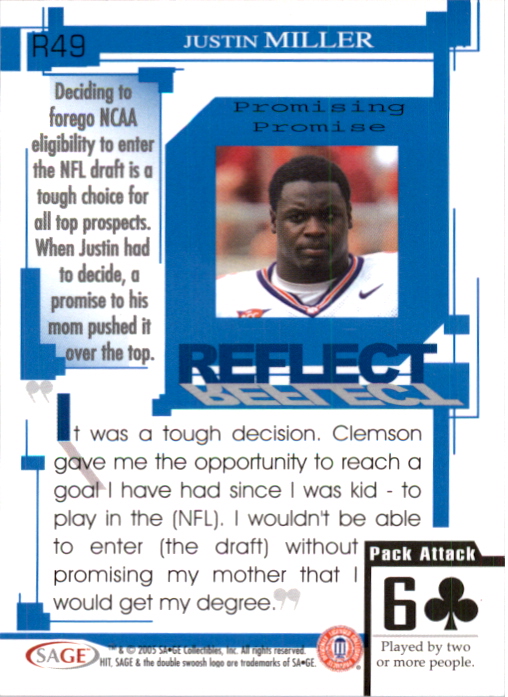 Sports Card Back