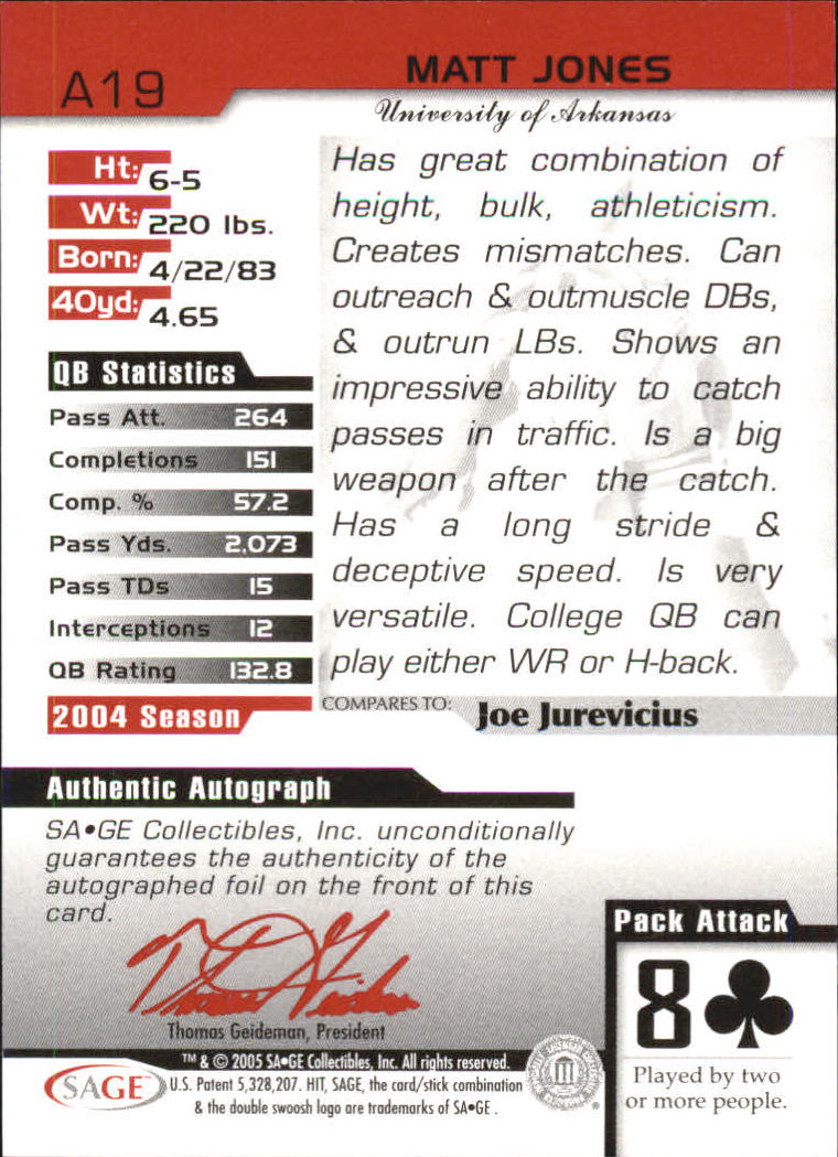 Sports Card Back