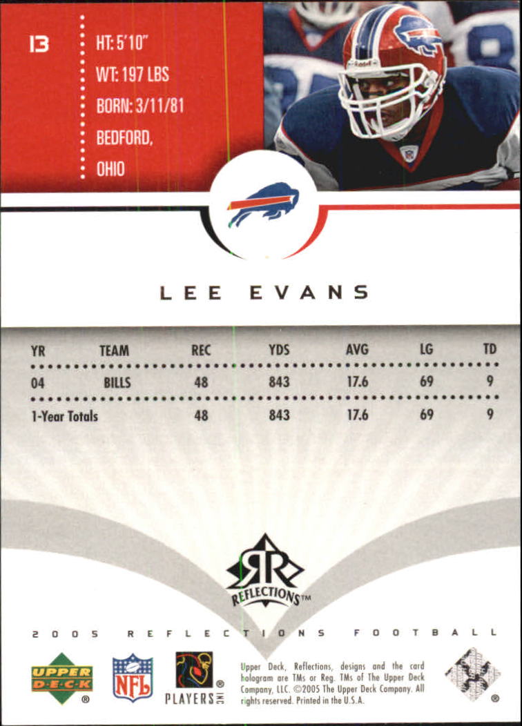 2005 Reflections (Upper Deck) Football "Main Set" Cards #1 to #284 - Picture 27 of 251