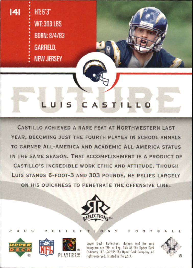 2005 Reflections (Upper Deck) Football "Main Set" Cards #1 to #284 - Picture 211 of 251