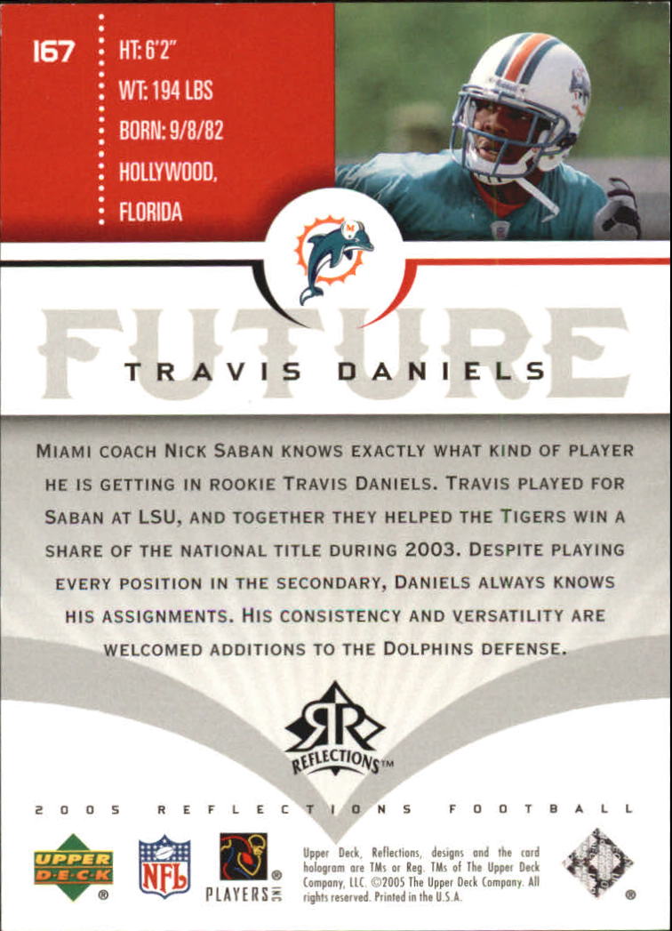 2005 Reflections (Upper Deck) Football "Main Set" Cards #1 to #284 - Picture 223 of 251