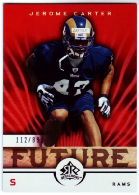 2005 Reflections #168 Jerome Carter RC