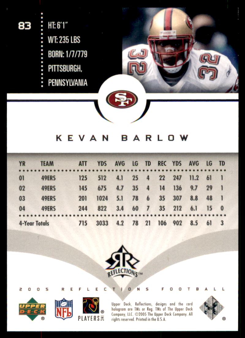 Sports Card Back