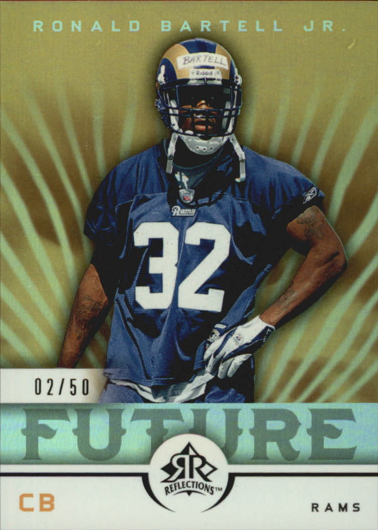 2005 Reflections (Upper Deck) Football "Insert and Parallel" Cards - Picture 14 of 25
