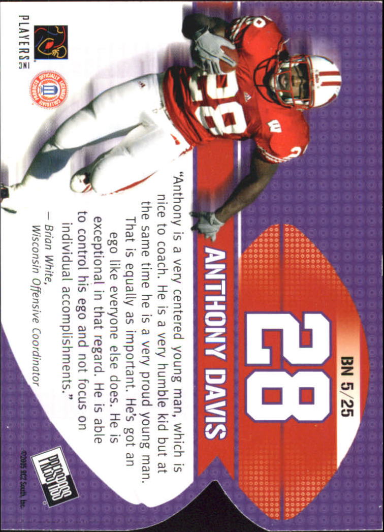 2005 Press Pass Football "Insert" Cards - Picture 15 of 95