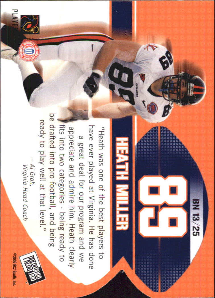 2005 Press Pass Football "Insert" Cards - Picture 31 of 95