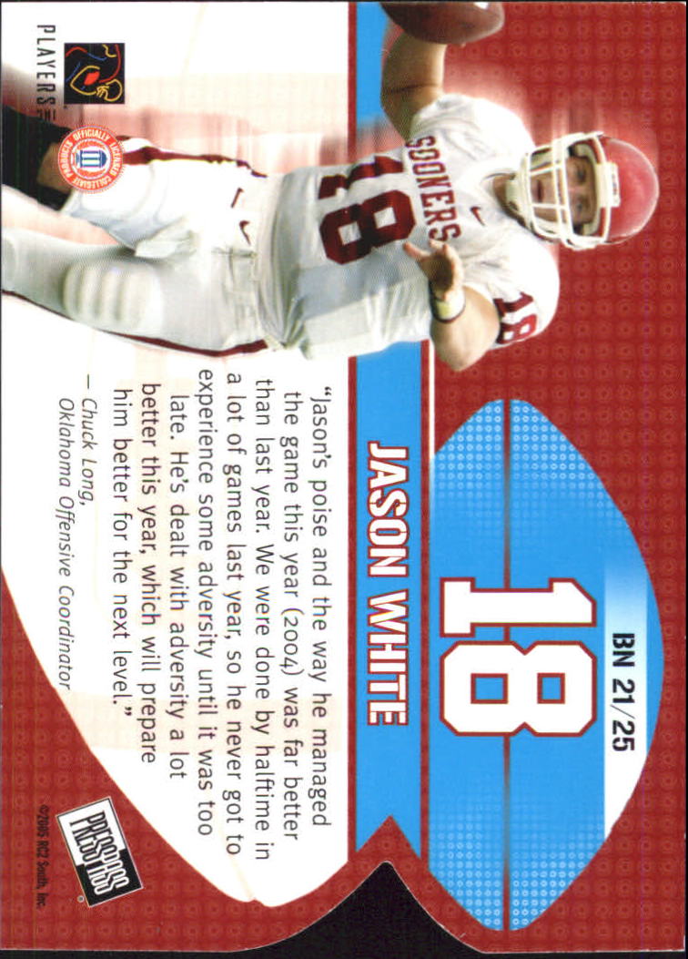 2005 Press Pass Football "Insert" Cards - Picture 47 of 95