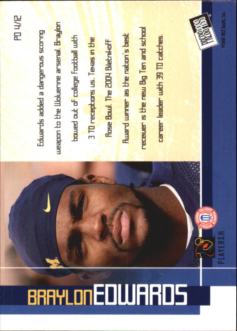 2005 Press Pass Football "Insert" Cards - Picture 63 of 95