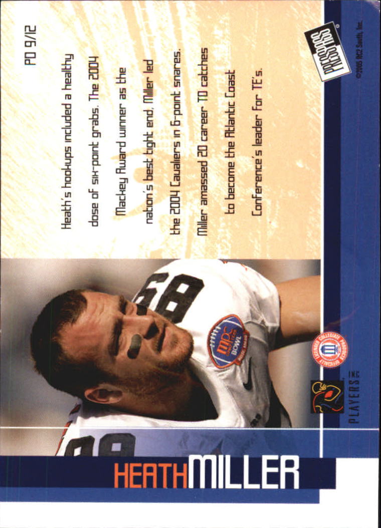 2005 Press Pass Football "Insert" Cards - Picture 73 of 95