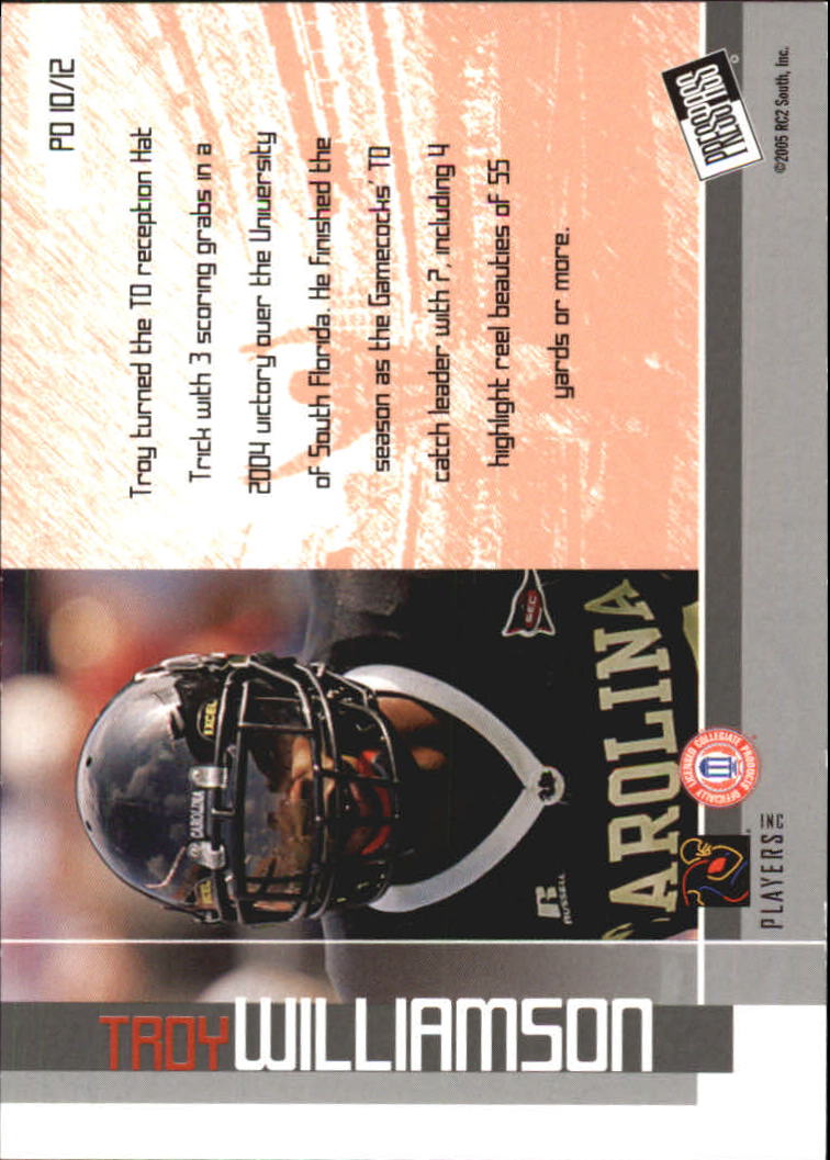 2005 Press Pass Football "Insert" Cards - Picture 75 of 95