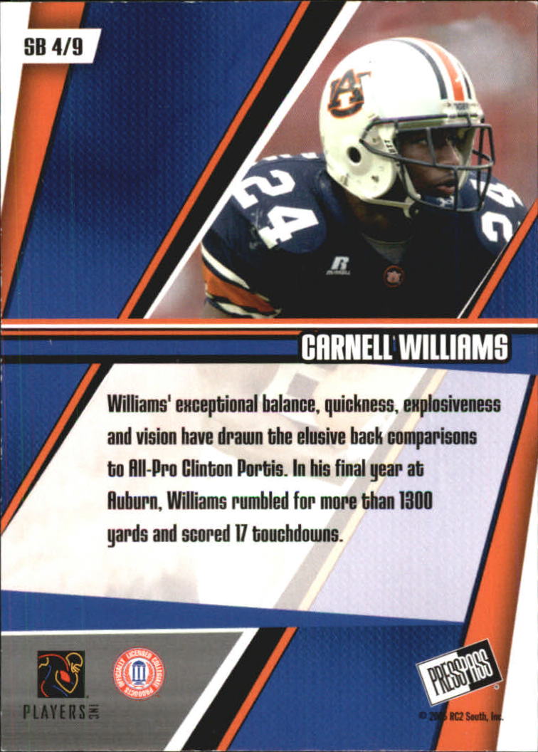 2005 Press Pass Football "Insert" Cards - Picture 87 of 95