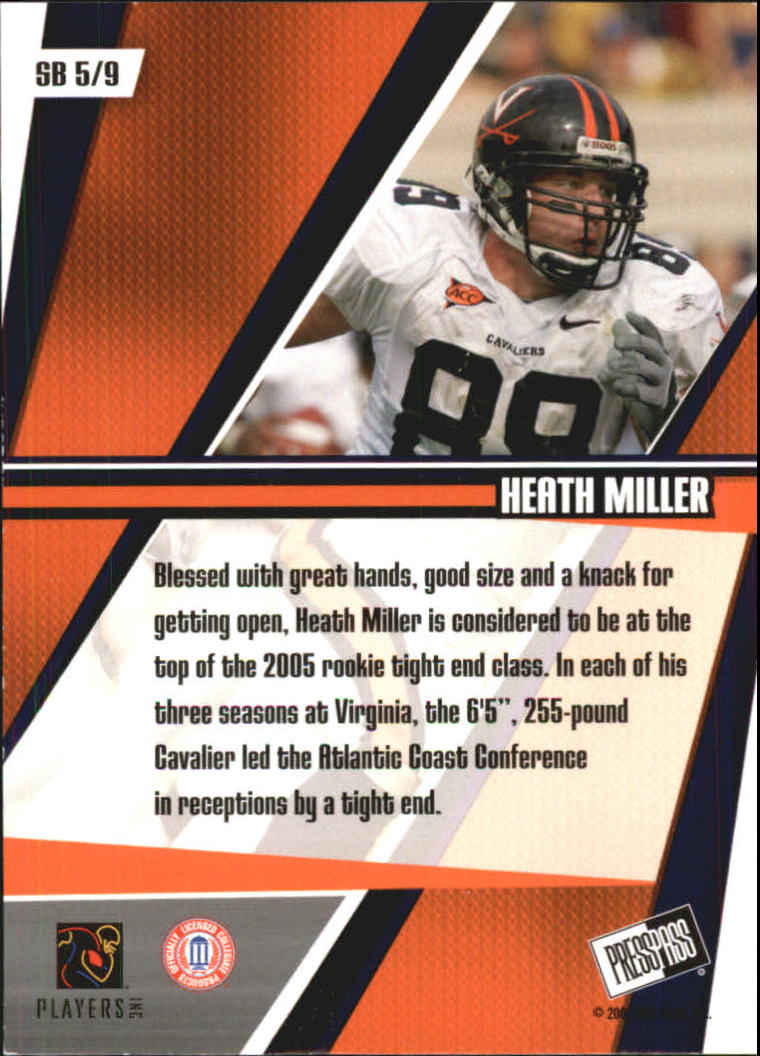 2005 Press Pass Football "Insert" Cards - Picture 89 of 95