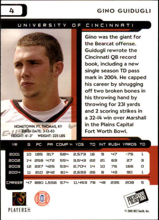 2005 Press Pass Football "Main Set" Base Cards - Picture 9 of 99