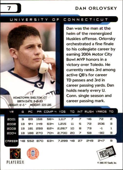 2005 Press Pass Football "Main Set" Base Cards - Picture 15 of 99