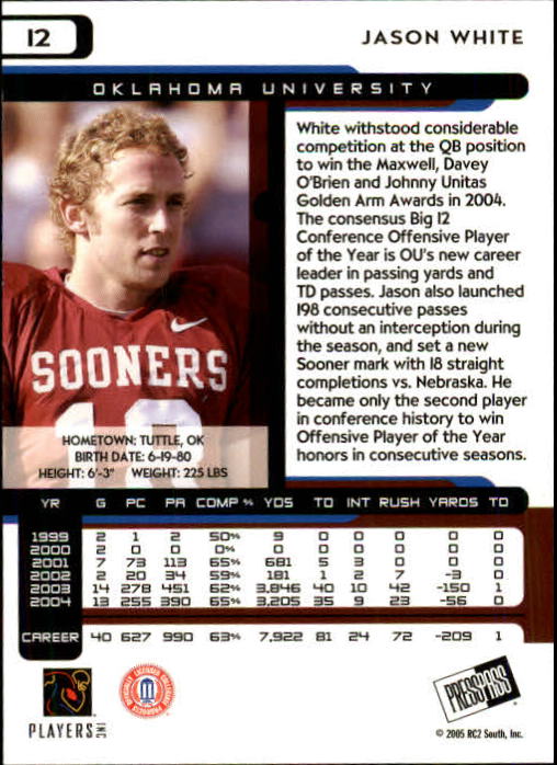 2005 Press Pass Football "Main Set" Base Cards - Picture 25 of 99