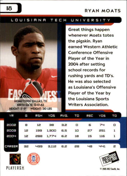 2005 Press Pass Football "Main Set" Base Cards - Picture 37 of 99