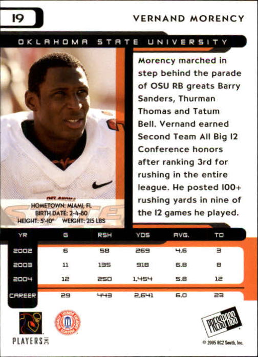 2005 Press Pass Football "Main Set" Base Cards - Picture 39 of 99