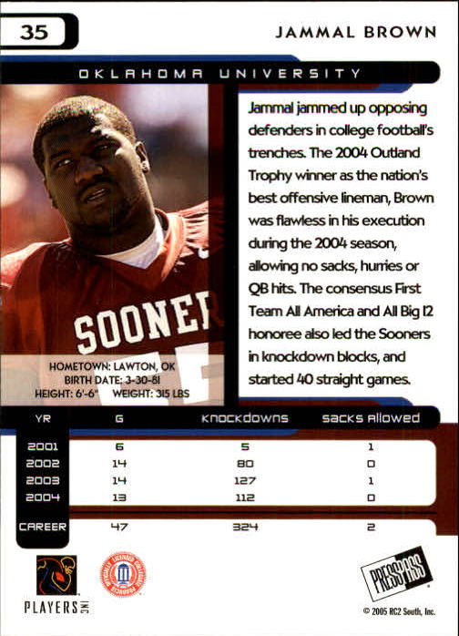 2005 Press Pass Football "Main Set" Base Cards - Picture 71 of 99