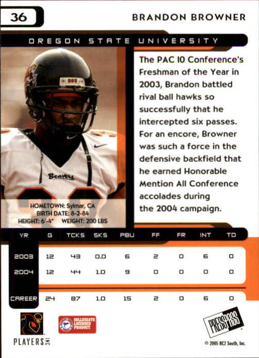 2005 Press Pass Football "Main Set" Base Cards - Picture 73 of 99