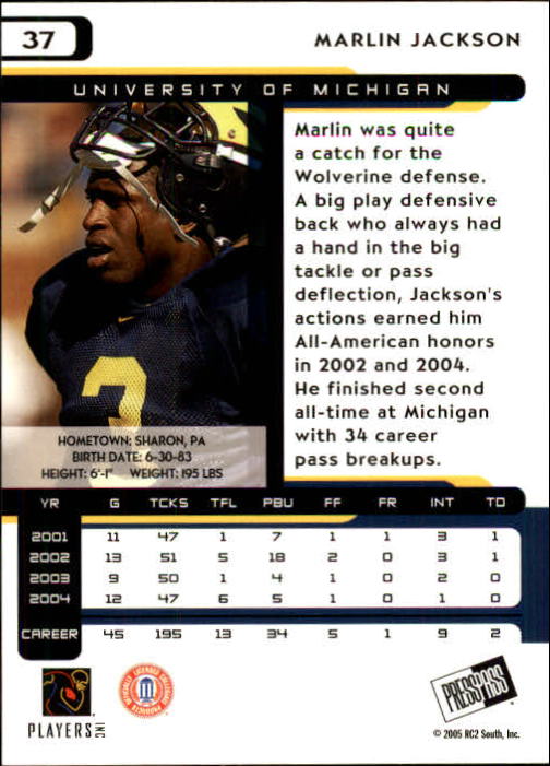 2005 Press Pass Football "Main Set" Base Cards - Picture 75 of 99