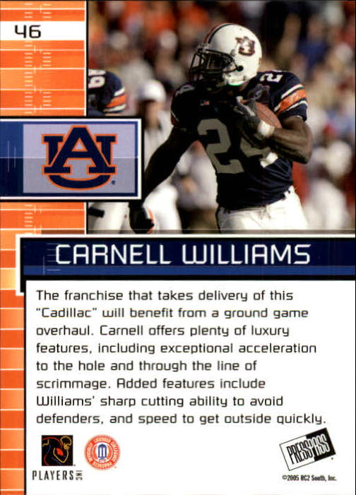 2005 Press Pass Football "Main Set" Base Cards - Picture 93 of 99