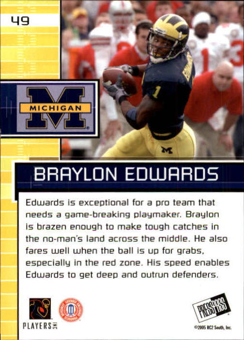 2005 Press Pass Football "Main Set" Base Cards - Picture 97 of 99
