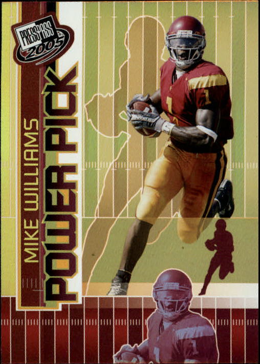2005 Press Pass #50 Mike Williams PP