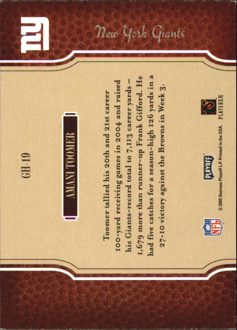 Sports Card Back