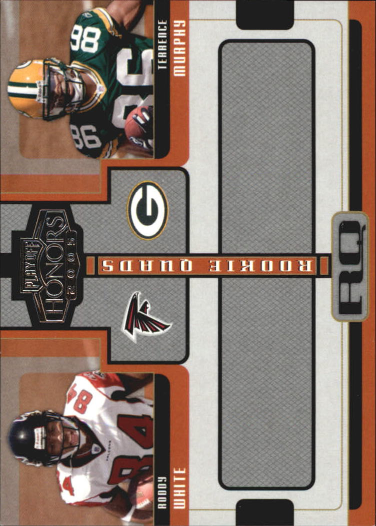 2005 Playoff Honors Rookie Quad #RQ7 Roddy White/Terrence Murphy/Eric Shelton/Stefan LeFors