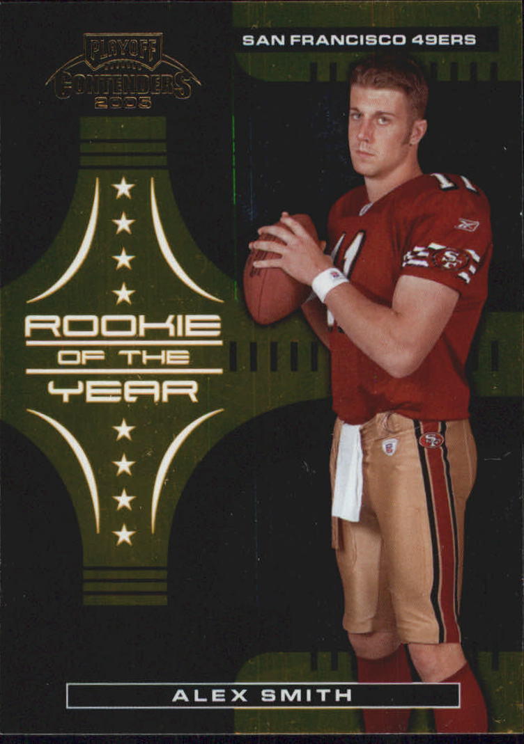 2005 Playoff Contenders ROY Contenders Gold #1 Alex Smith QB