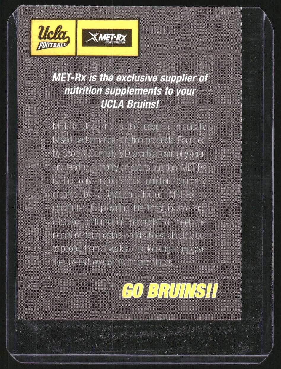 Sports Card Back