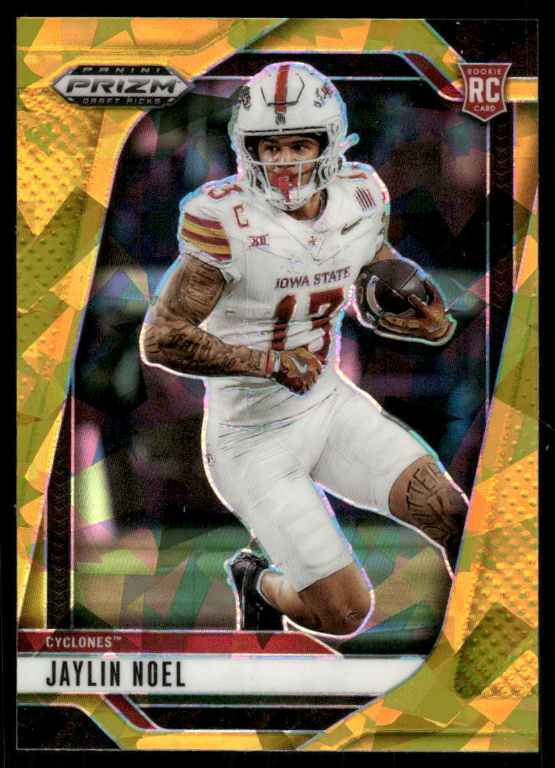 2025 Panini Prizm Draft Picks Prizms Gold Ice #41 Jaylin Noel