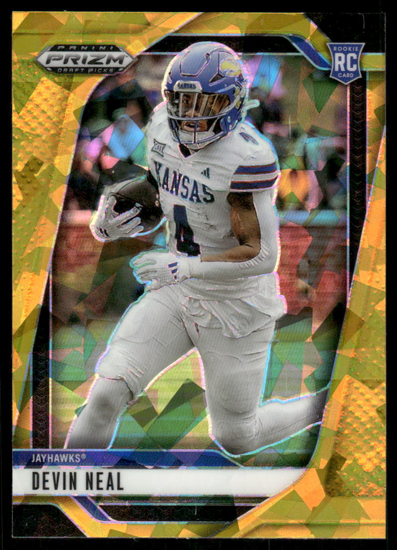 2025 Panini Prizm Draft Picks Prizms Gold Ice #43 Devin Neal