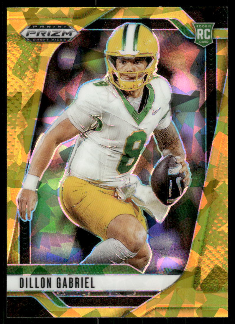 2025 Panini Prizm Draft Picks Prizms Gold Ice #97 Dillon Gabriel