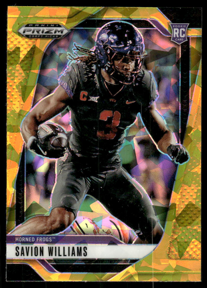 2025 Panini Prizm Draft Picks Prizms Gold Ice #119 Savion Williams