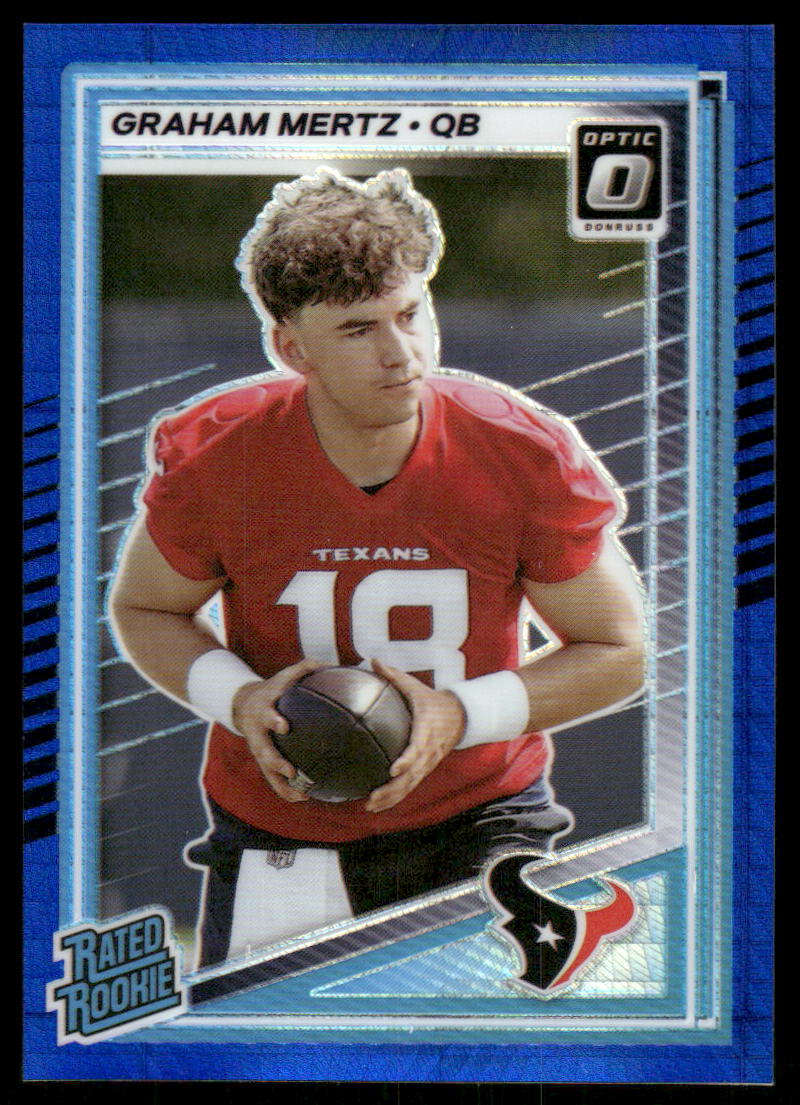 2025 Donruss Optic Blue Hyper #259 Graham Mertz RR